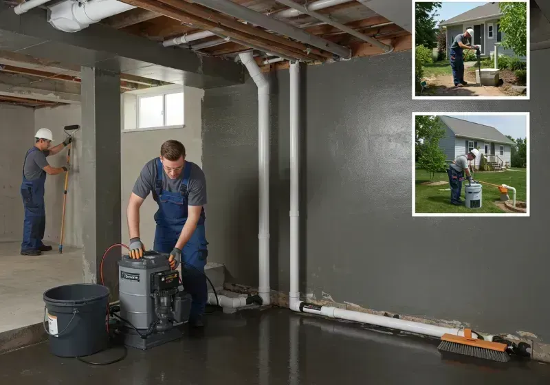 Basement Waterproofing and Flood Prevention process in Rutherford College, NC